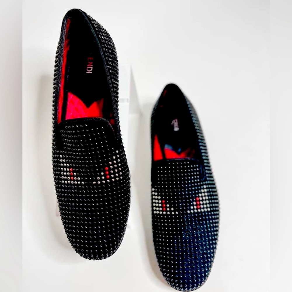 Fendi Studded eye Men’s Loafers Size 11